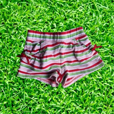Gymboree Pink And Green Striped Shorts - 2008